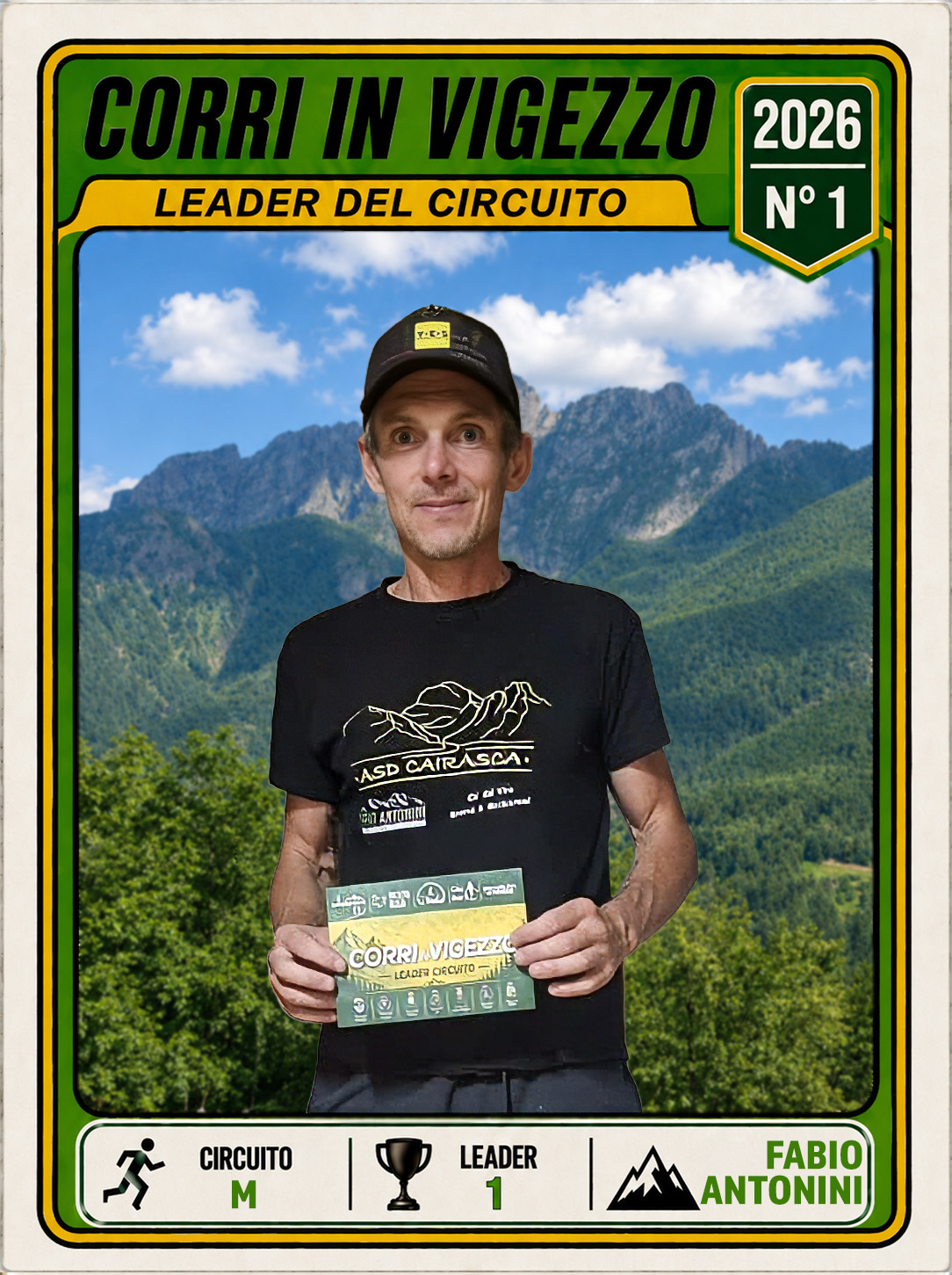 Leader maschile del circuito Corri in Vigezzo